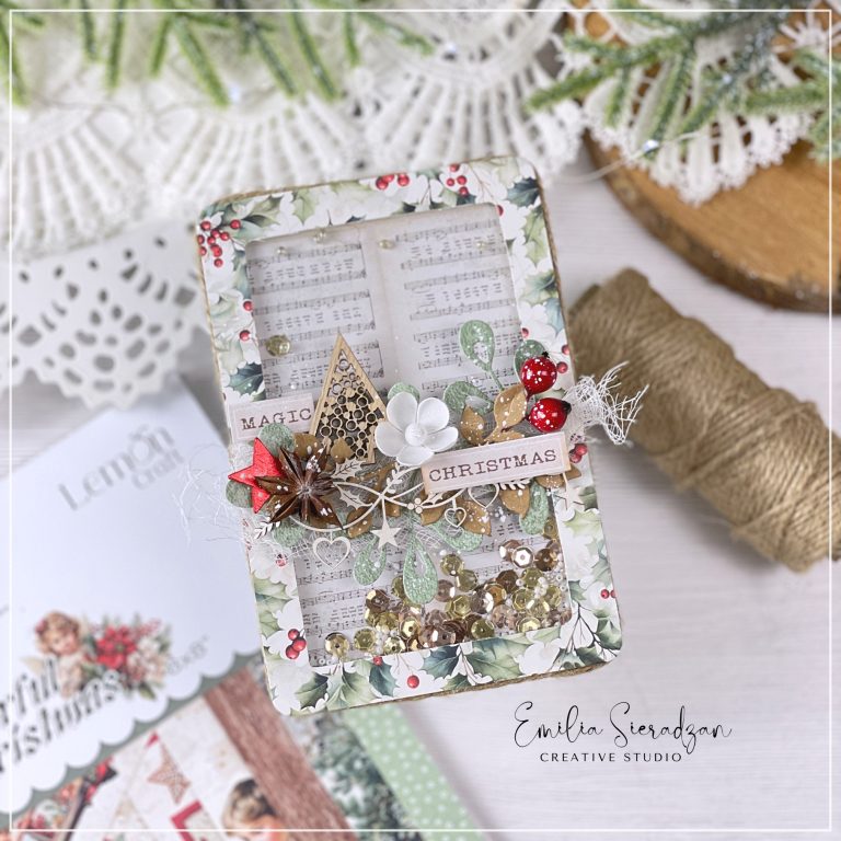 Shaker Christmas Card step-by-step