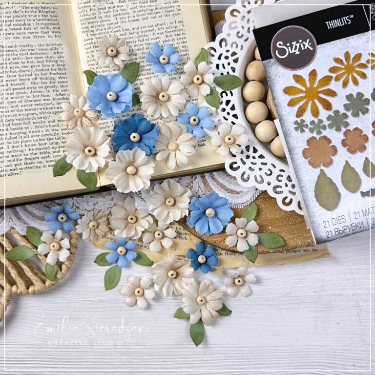 Create Stunning Fabric Flowers for Your Crafts with Sizzix Tattered Florals