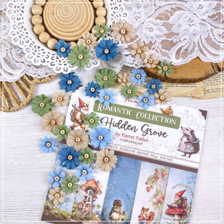 How to Make Fabric Flowers for Cardmaking & Scrapbooking with Tim Holtz Cutting Dies