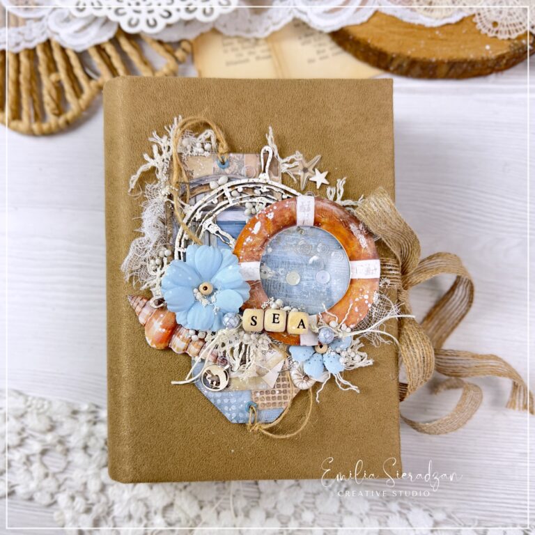 Sea-Inspired Handmade Album – A Coastal Treasure!