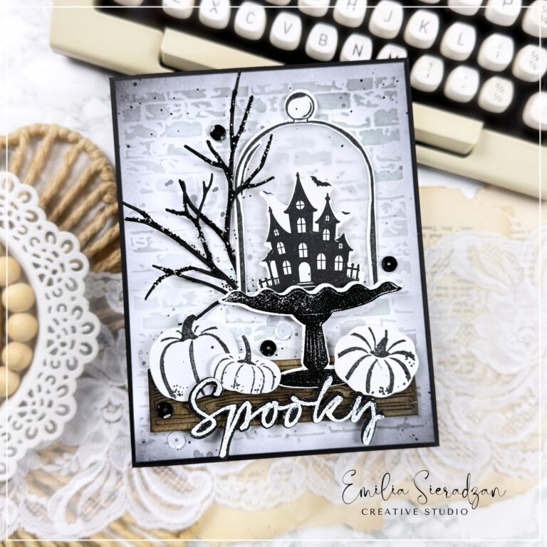 Halloween Cloche Card Idea