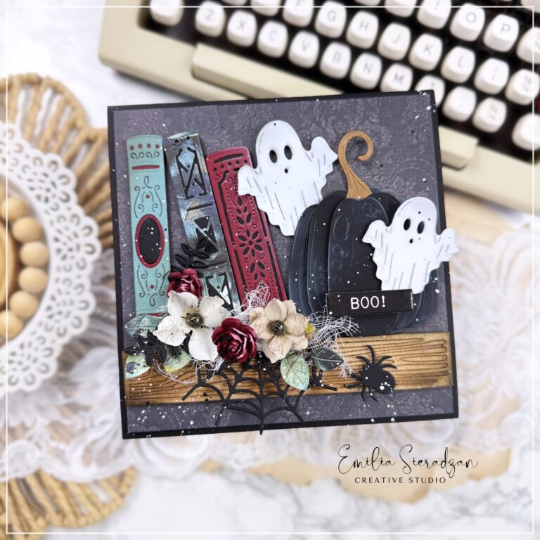 Halloween Shelf Card | Trift your stash