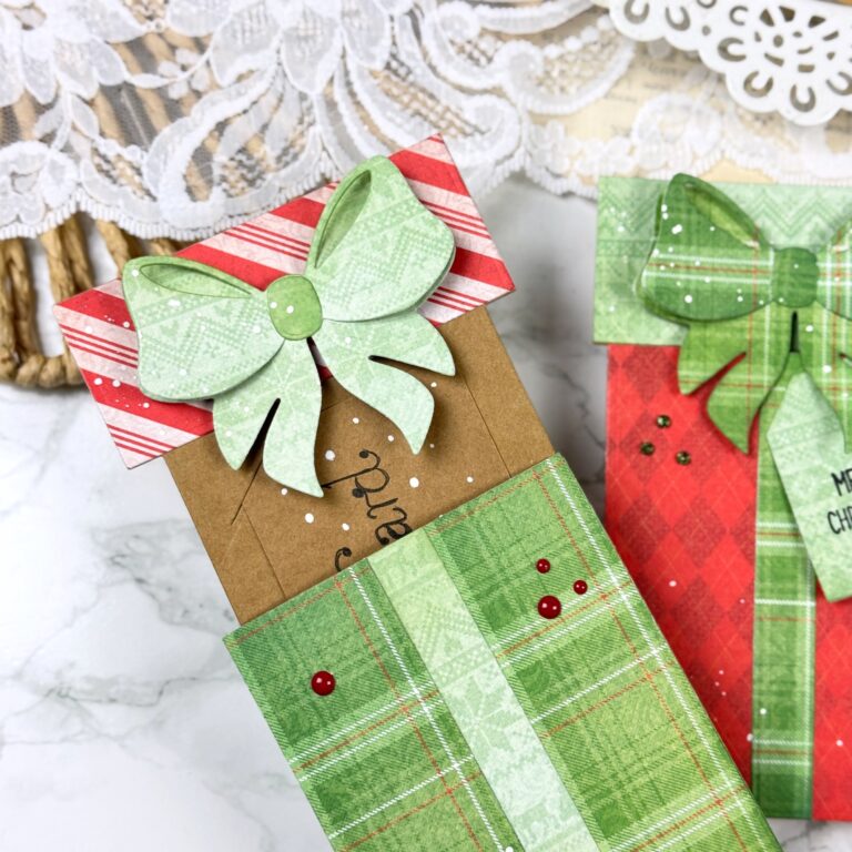 Handmade Christmas Gift Card Holders with Elizabeth Craft Designs – Warm Wishes Release